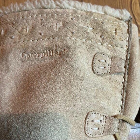 Caterpillar Polartec Suede Lace Up Boots Size 10W - Picture 9 of 12